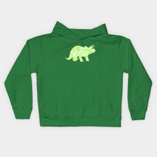 Dino Dig acid green Kids Hoodie